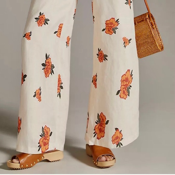 Anthropologie Sancia Linen Jumpsuit, NWT, Large - Picture 2 of 11